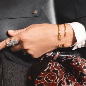 Michelle Campbell Gold Talon Bracelet Set